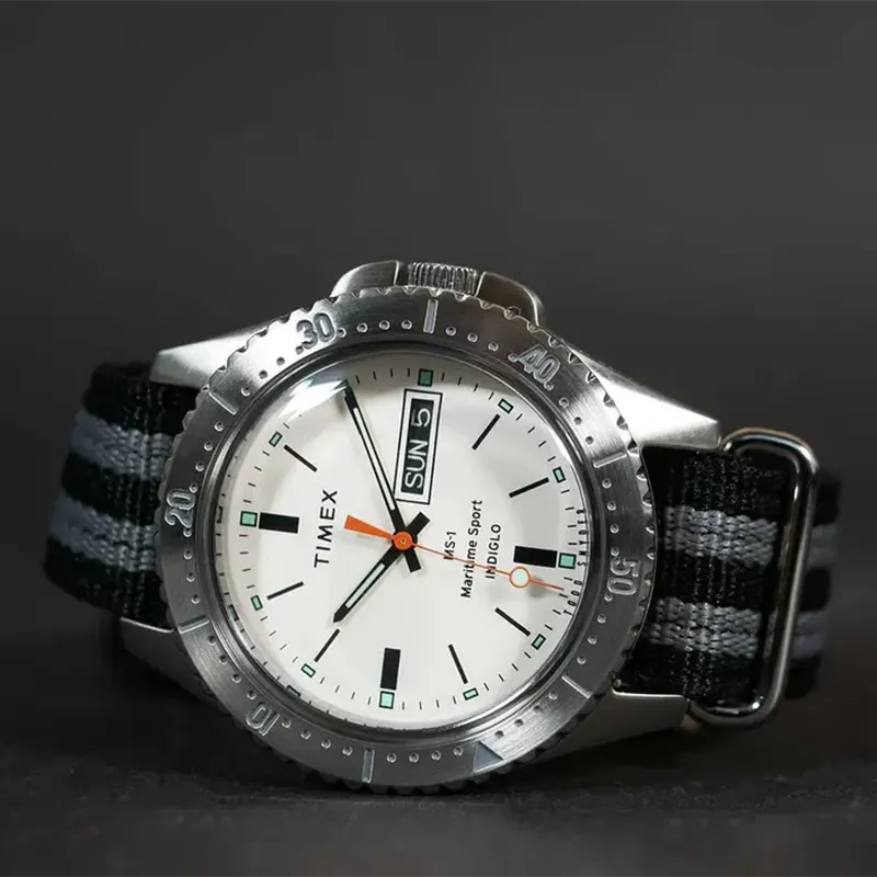 Timex X Todd Snyder White Dial Three Hand Men's Watch- TW2R83400